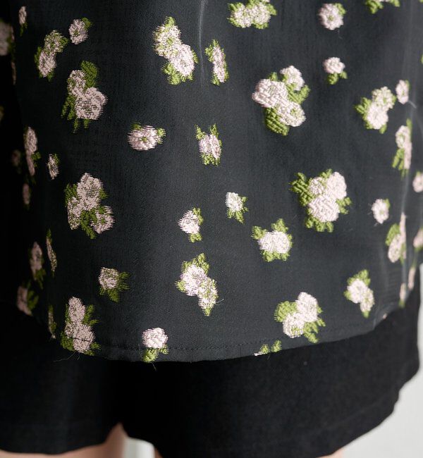  「オーガンジーフラワーブラウス」|シャツ・ブラウス|