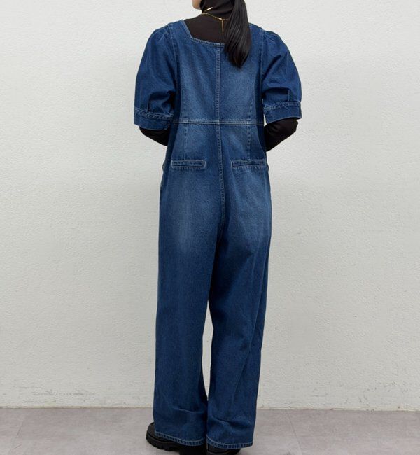  「デニムパフオールインワン」|ワンピース|
