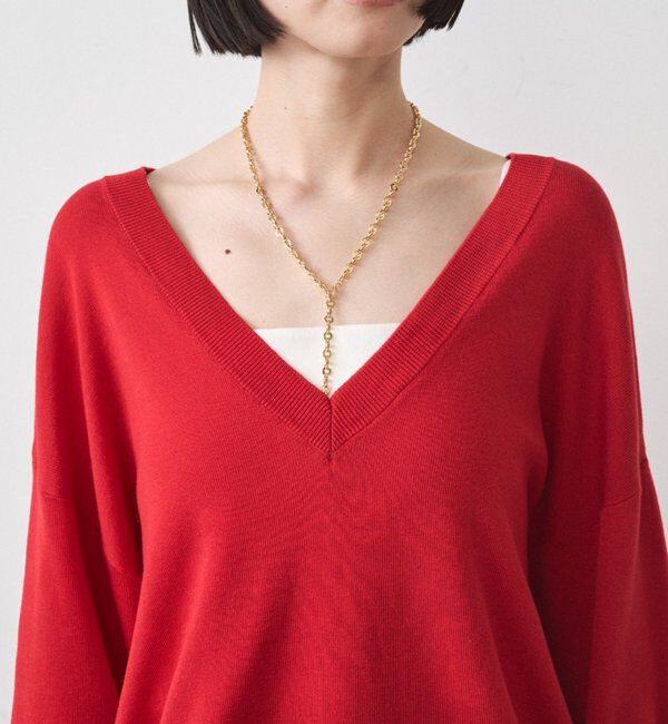  「ディープVニット」|ニット・セーター|