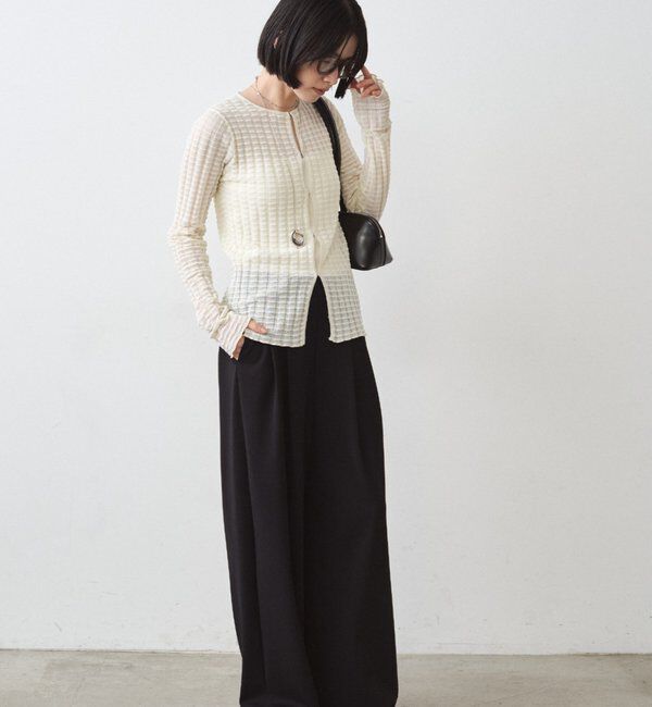  「シアーカーデ」|ニット・セーター|