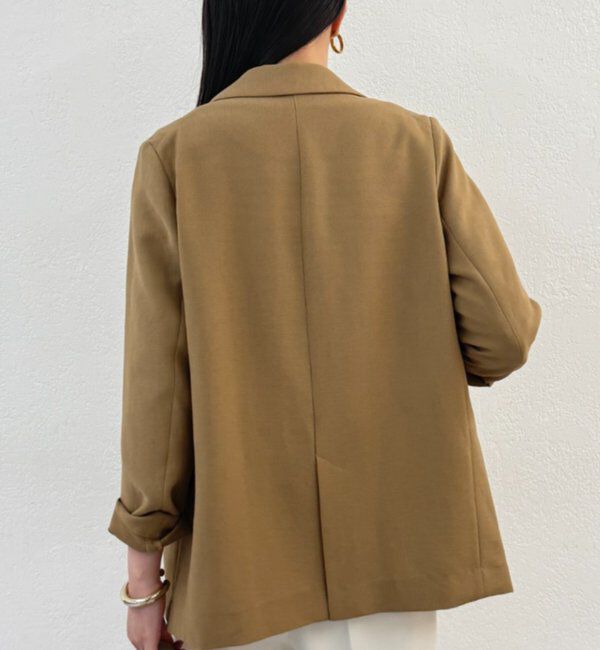  「麻調合繊ジャケット」|テーラードジャケット|