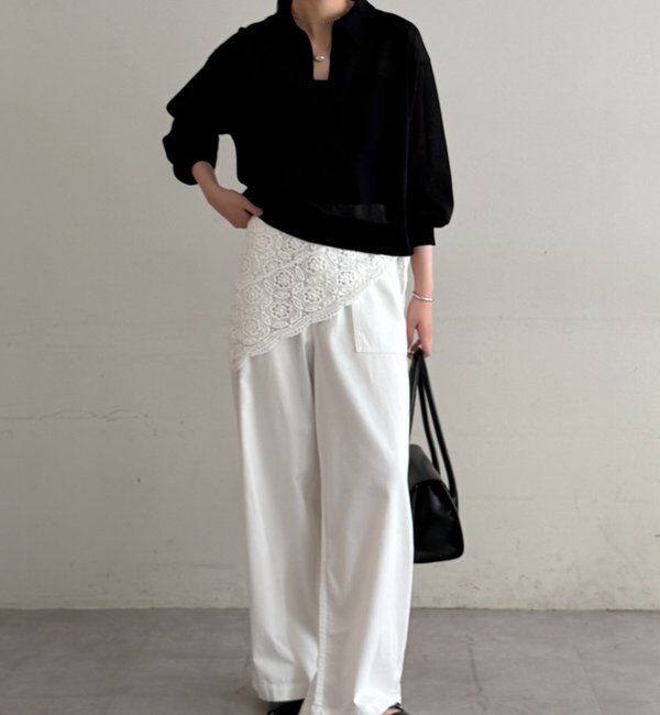  「スキッパーポロニット」|ニット・セーター|