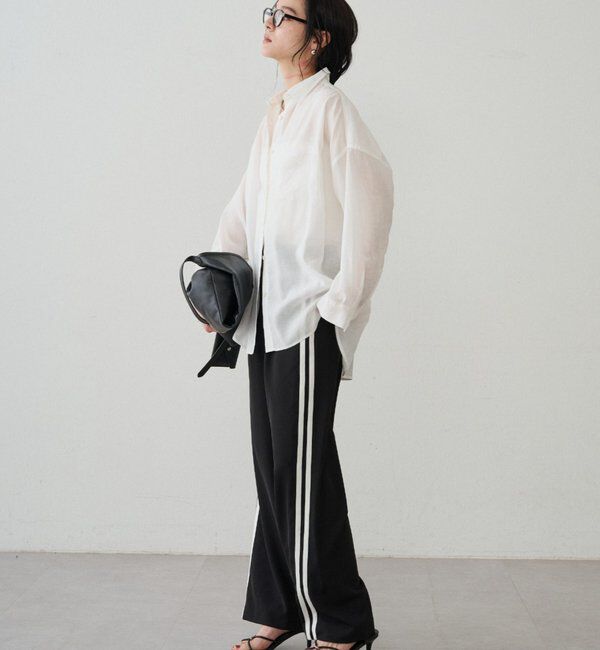  「カシュクール2wayリネンシャツ」|シャツ・ブラウス|