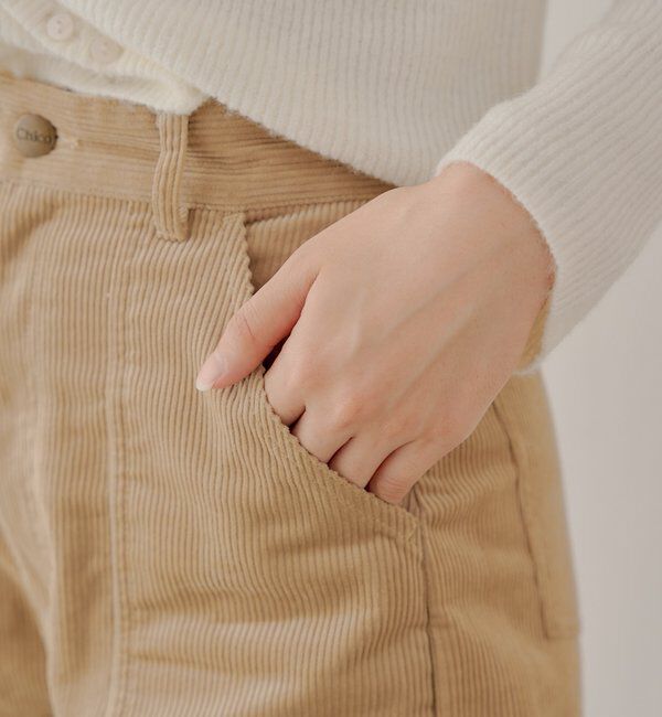  「コーデュロイショートパンツ」|チノ|