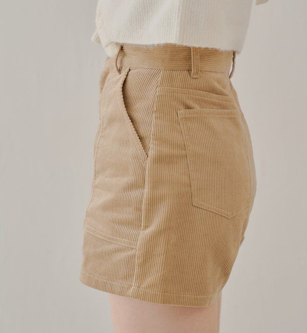  「コーデュロイショートパンツ」|チノ|
