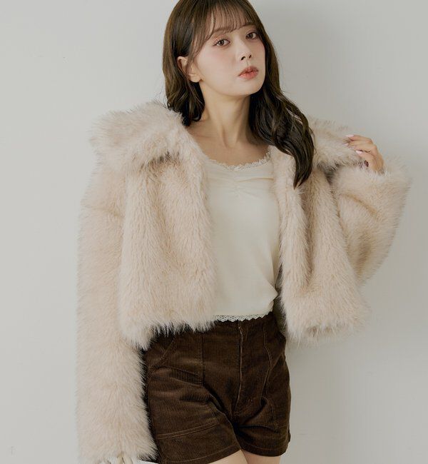  「ファーショートコート」|その他|