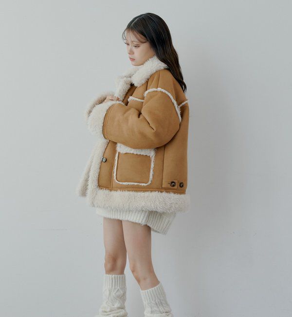  「2wayスタンドムートンルーズジャケット」|その他|