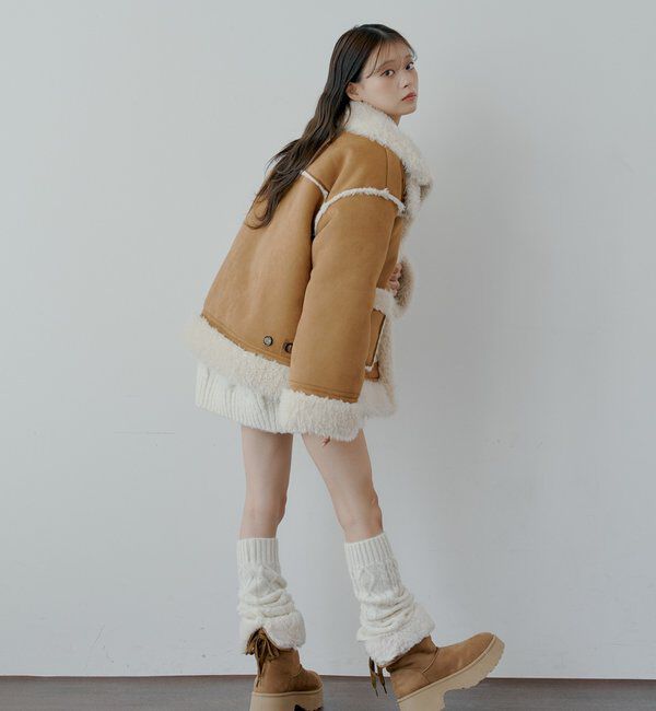  「2wayスタンドムートンルーズジャケット」|その他|