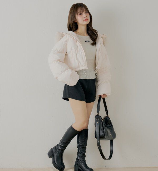  「ラメシアーコンパクトニット」|ニット・セーター|