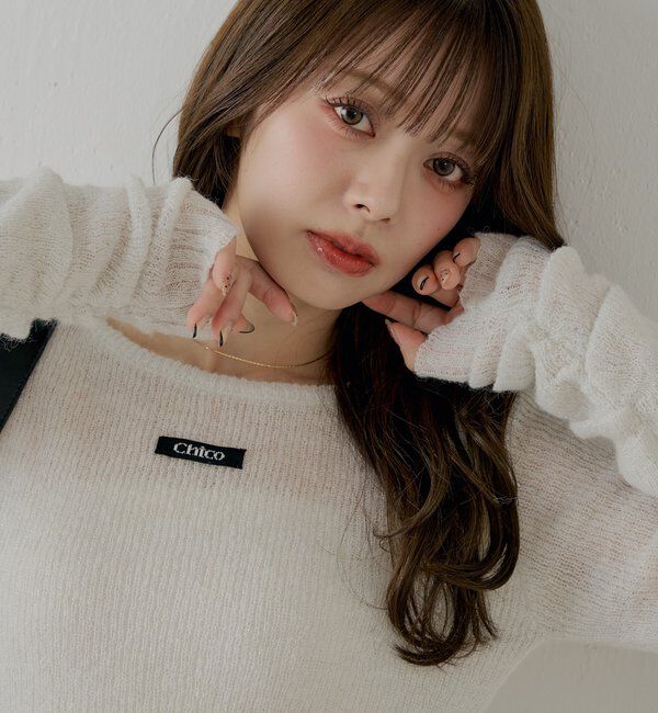  「ラメシアーコンパクトニット」|ニット・セーター|