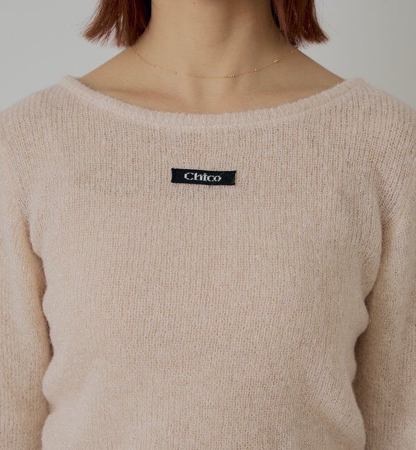  「ラメシアーコンパクトニット」|ニット・セーター|