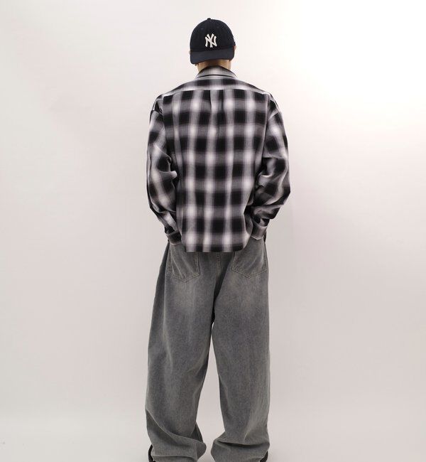  「《UNISEX / サイズ展開あり》スラッシュポケットブラストワイドデニム」|デニム|