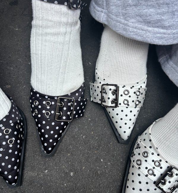  「【HiNT】ベルトストラップミュールパンプス」|パンプス|