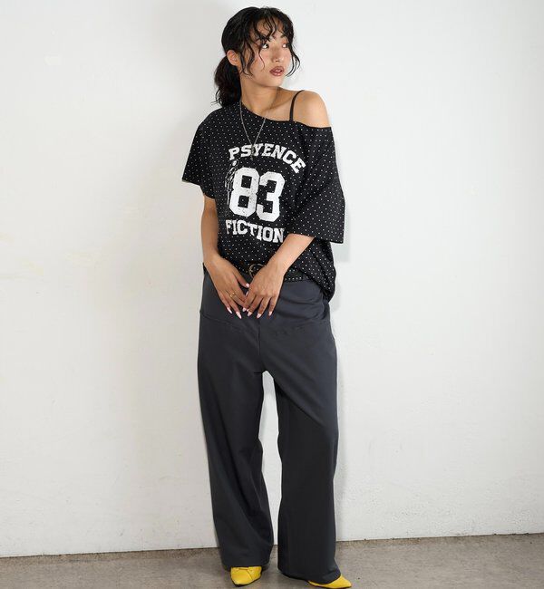  「【新色追加】エリオットオフショルTEE」|Tシャツ・カットソー|