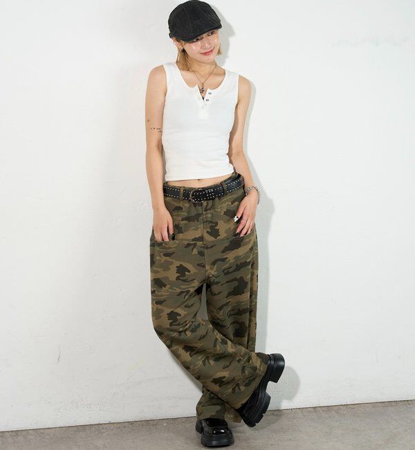  「リングドットタンクトップ」|キャミソール|