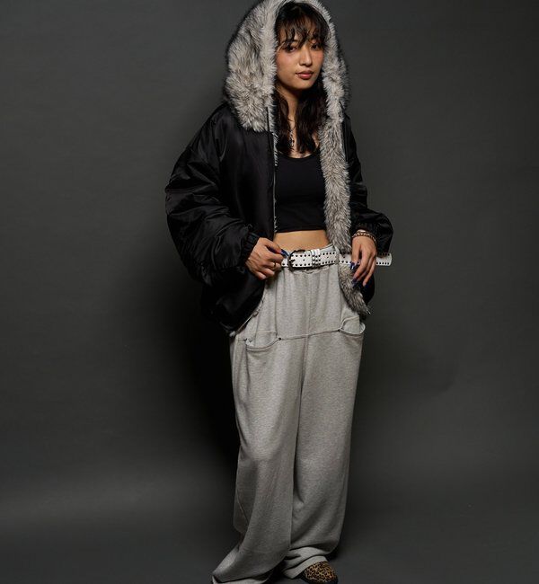  「【お気に入りNO.1】2WAY リバーシブルファーブルゾン」|ブルゾン・スタジャン|