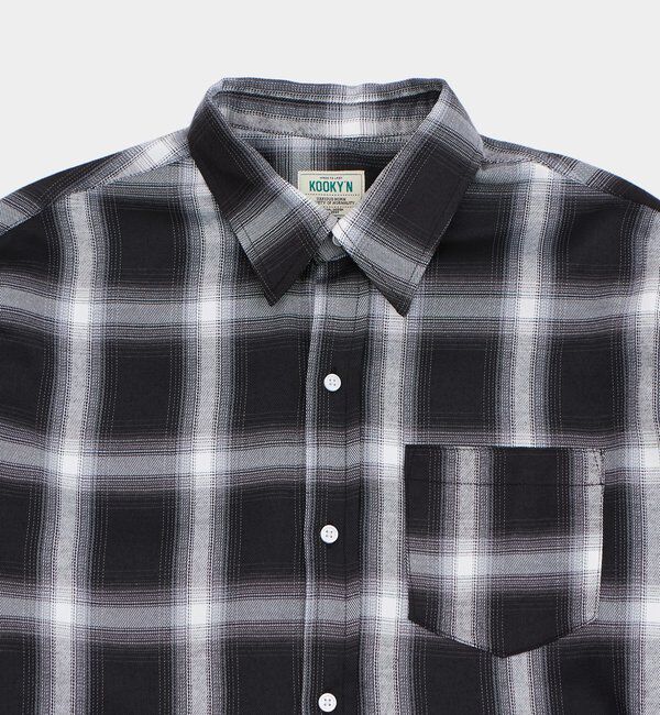  「KOOKYNオンブレチェックシャツ」|シャツ・ブラウス|