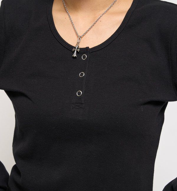  「リングドットL/Sトップス」|Tシャツ・カットソー|