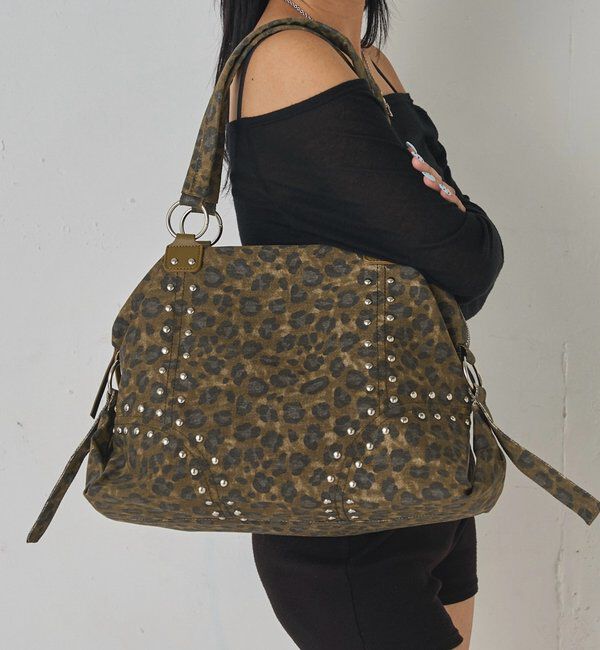  「STUDDED BOSTON BAG」|トートバッグ|