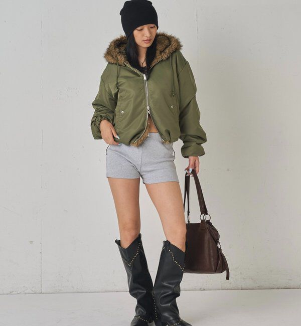  「スタッズショルダーバッグ（無地/ドット柄）」|トートバッグ|