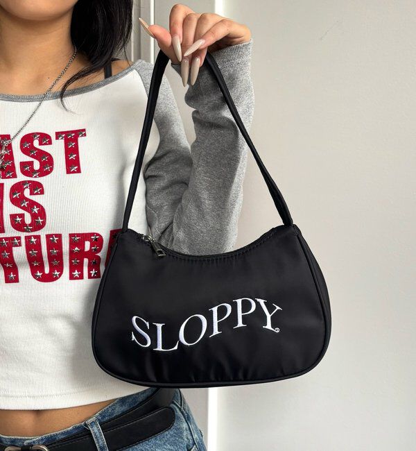  「SLOPPY ロゴショルダーバッグ」|ショルダー・メッセンジャー|ブラック