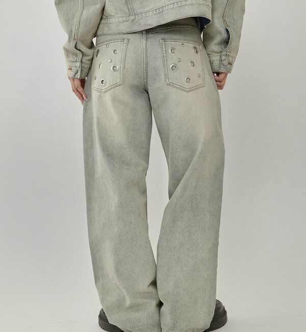  「アイレットローライズデニム」|デニム|