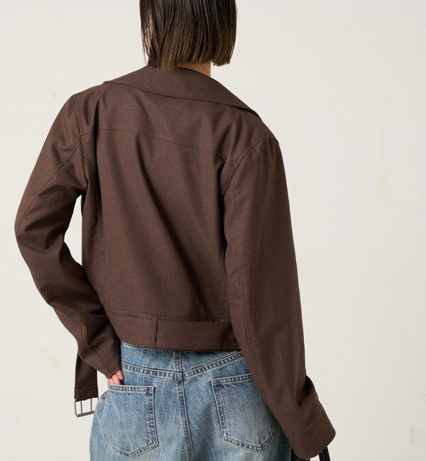  「TRアイレットショートPジャケット」|ブルゾン・スタジャン|