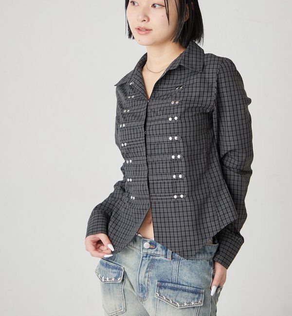  「ナポレオンコンパクトシャツ」|シャツ・ブラウス|