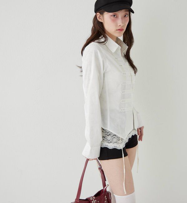  「ナポレオンコンパクトシャツ」|シャツ・ブラウス|