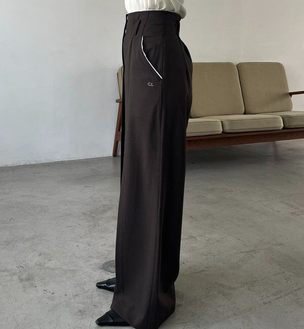  「〈C.L〉カットオフハイウエストパンツ」|チノ|