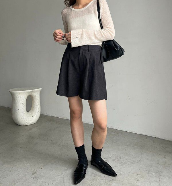  「ピーチタッチショートパンツ」|チノ|