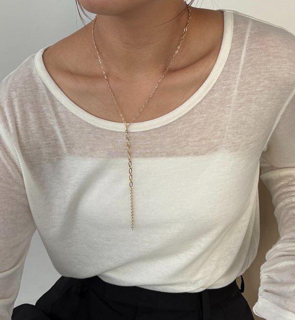  「〈GOLDY/ゴールディ〉MIXチェーンYネックレス」|リング|