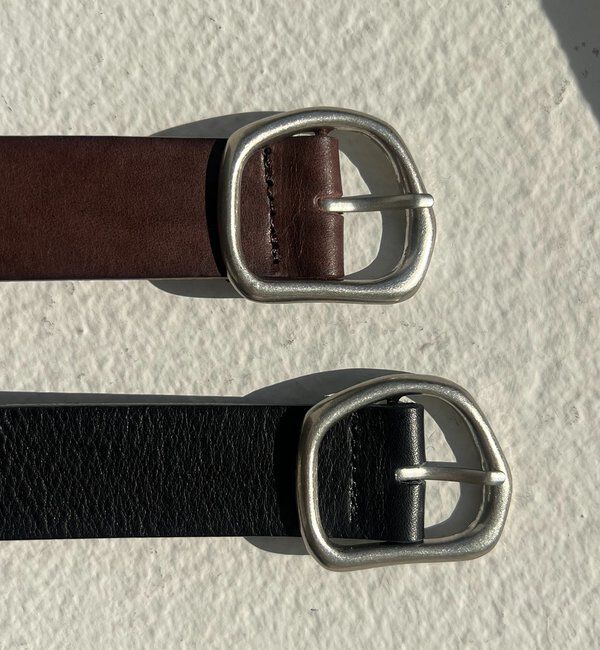  「ニュアンスバックルスリムベルト」|ベルト|