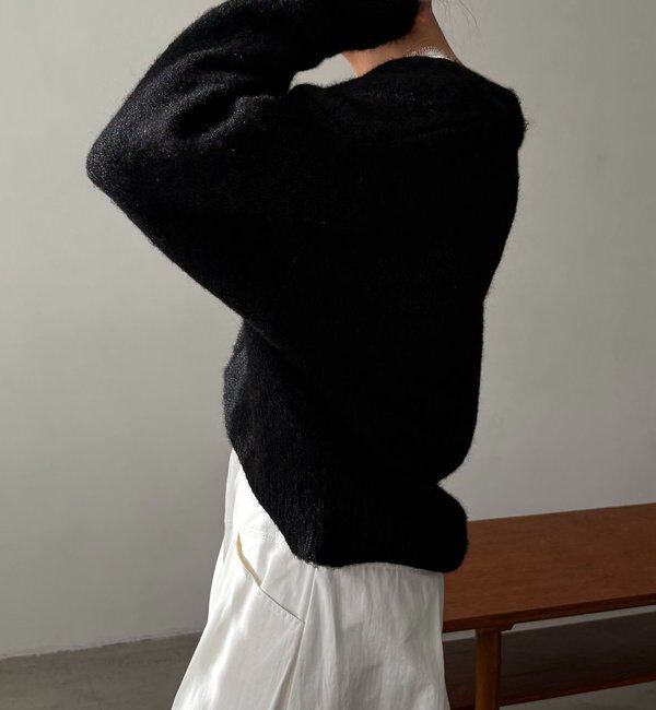  「レーストリミングニット」|ニット・セーター|