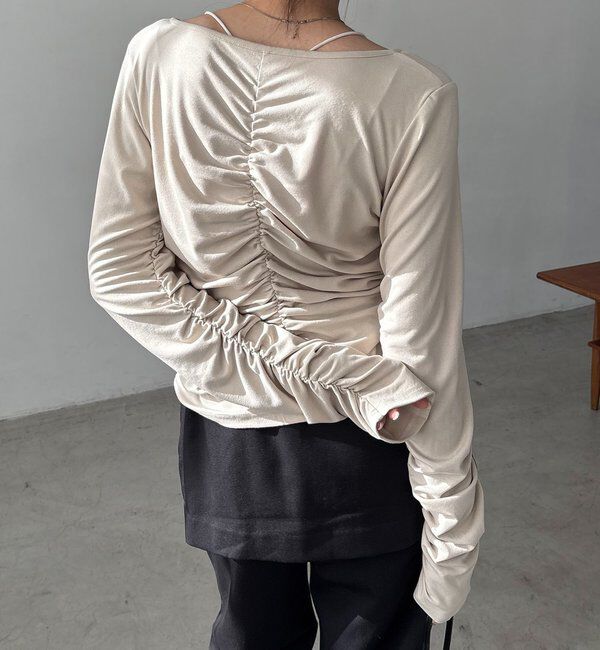  「パイピングドレープカーディガン」|Tシャツ・カットソー|