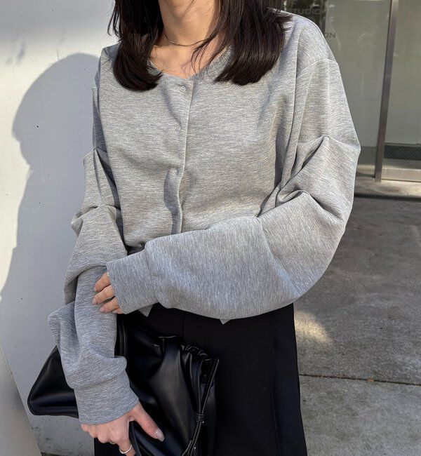  「ダンボールタックスリーブカーディガン」|Tシャツ・カットソー|