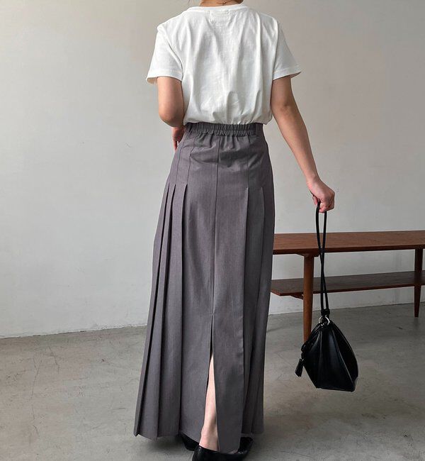  「切替プリーツスカート」|スカート|