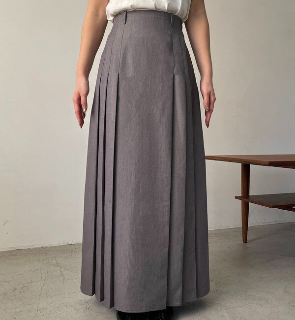  「切替プリーツスカート」|スカート|