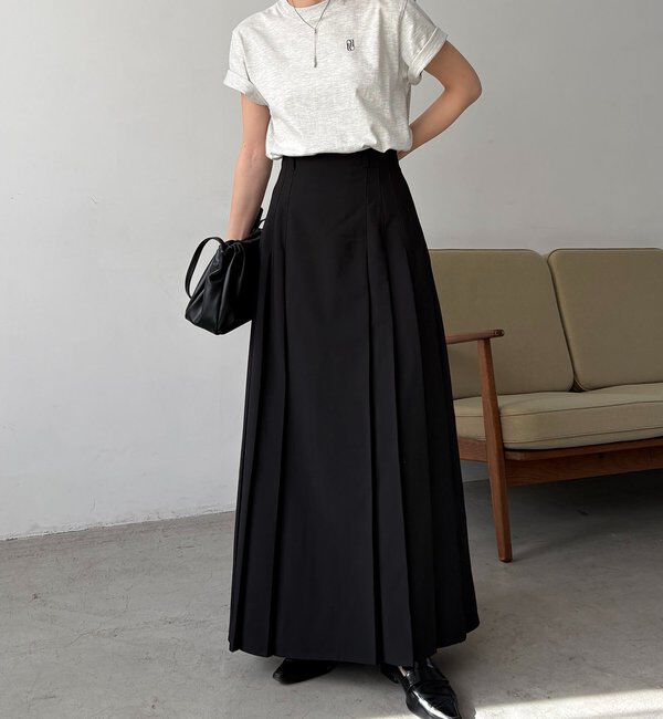  「切替プリーツスカート」|スカート|