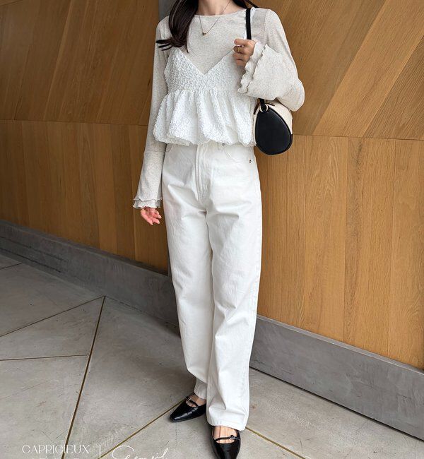  「【LE'MAGE&times;gemeilコラボ】バブルバルーンキャミ」|シャツ・ブラウス|