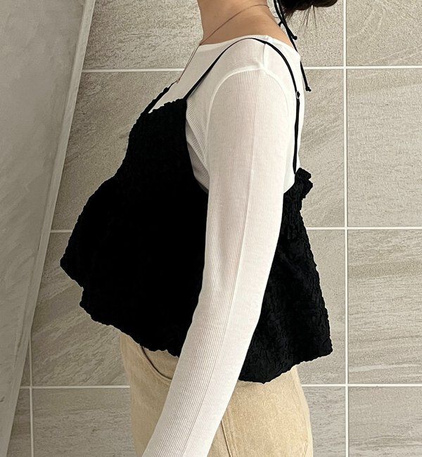  「【LE'MAGE&times;gemeilコラボ】バブルバルーンキャミ」|シャツ・ブラウス|