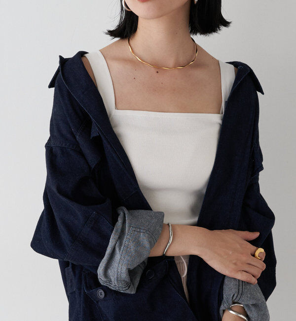  「【SHENERYの名品インナー】総針ニットキャミソール」|ニット・セーター|