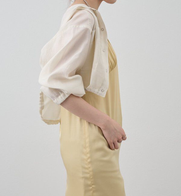  「サテンキャミワンピース」|ワンピース|