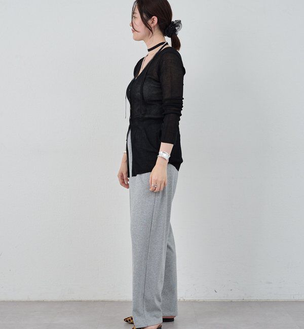  「【インフルエンサー＠komorin_コラボ】チョーカーリブカーディガン」|カーディガン|