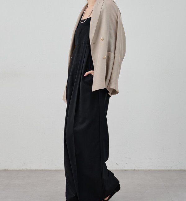  「ハイウエストサロペット」|オールインワン|