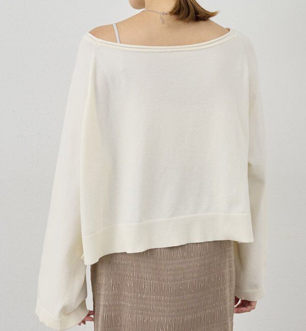  「クロップドルーズニット」|ニット・セーター|