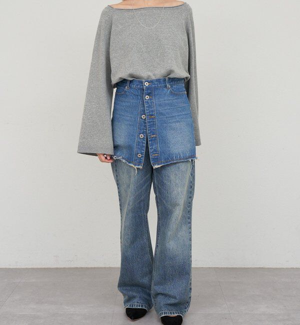  「クロップドルーズニット」|ニット・セーター|