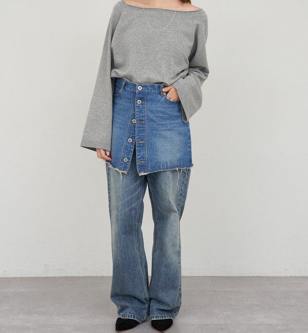  「クロップドルーズニット」|ニット・セーター|