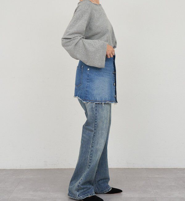  「クロップドルーズニット」|ニット・セーター|