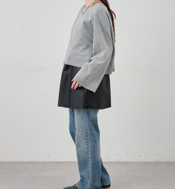  「クロップドルーズニット」|ニット・セーター|